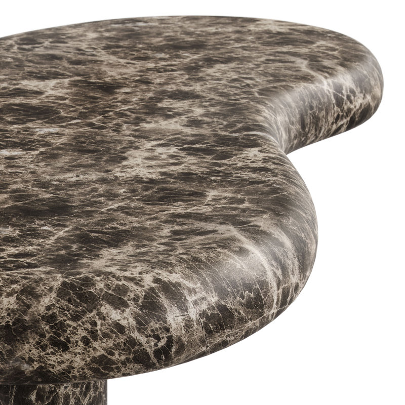 Table basse d'extérieur en faux marbre Elowen