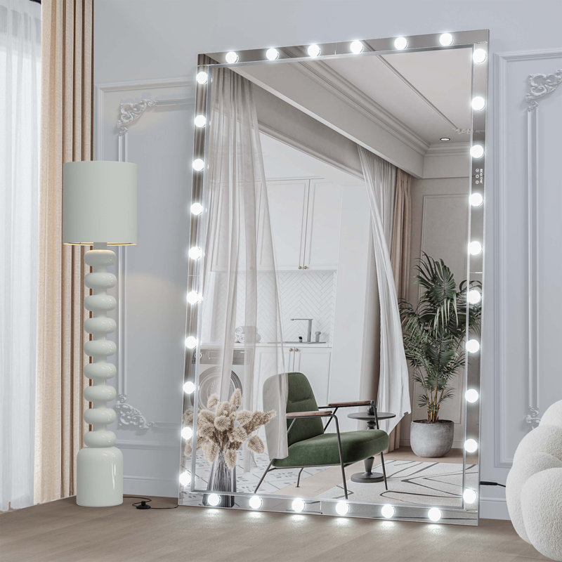 Miroir de salle de bain Hollywood, 72 po x 48 po