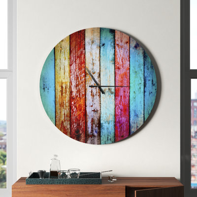 Horloge murale ferme, horloge décorative rustique rétro
