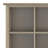 Artisan 45"H Solid Wood Transitional 9-Cube Bookcase with Fixed Shelves and Tapered Legs-115832238