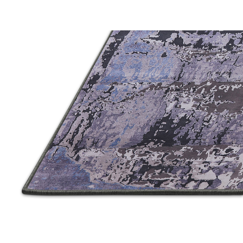 Tapis abstrait gris, Rectangle 2 pi x 4 pi