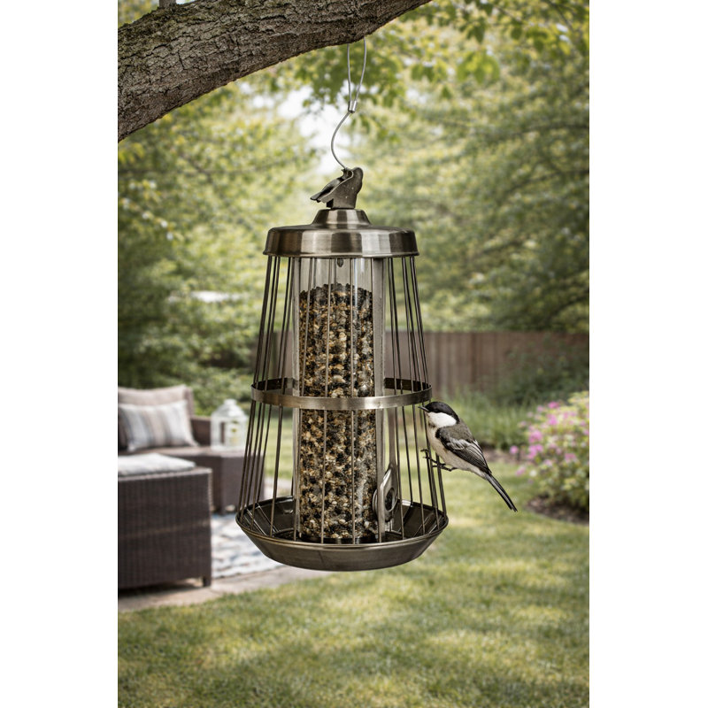 Mangeoire décorative pour oiseaux