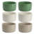 Martha Stewart Vanowen 6 Piece 3.8 Inch Stoneware Ramekin Set in Assorted Colors