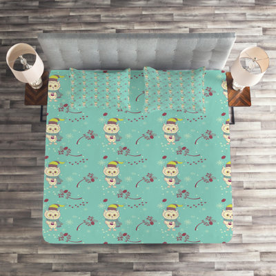 Owl Polyester Coverlet