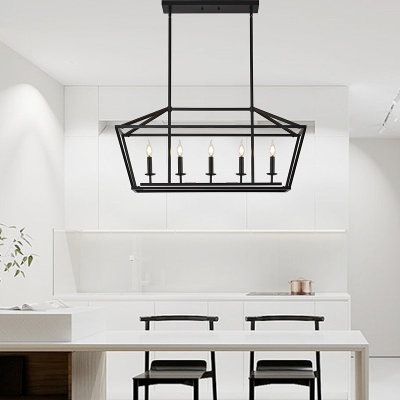 Konstantinos - Light Kitchen Island Pendant, 38.5" W, 5 Lights