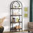 4 Layers Open Industrial Arched Bookcase Storage Rack-615803949