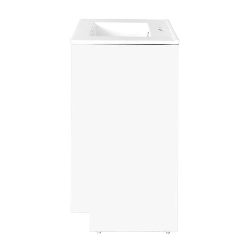 30'' Bathroom Vanity With Ceramic Basin - Freestanding Cabinet. Modern Elegance, Quality Materials, Ample Storage Space, Practical Function Cabinet Sink Solid Construction. , Smooth Rack Slide,