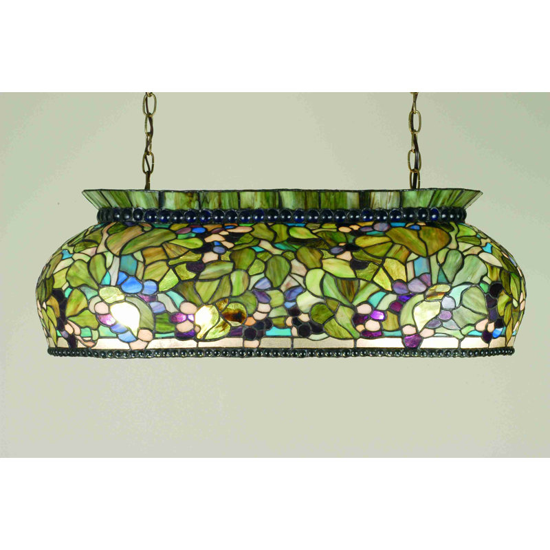 33"L GRAPE OBLONG PENDANT.612