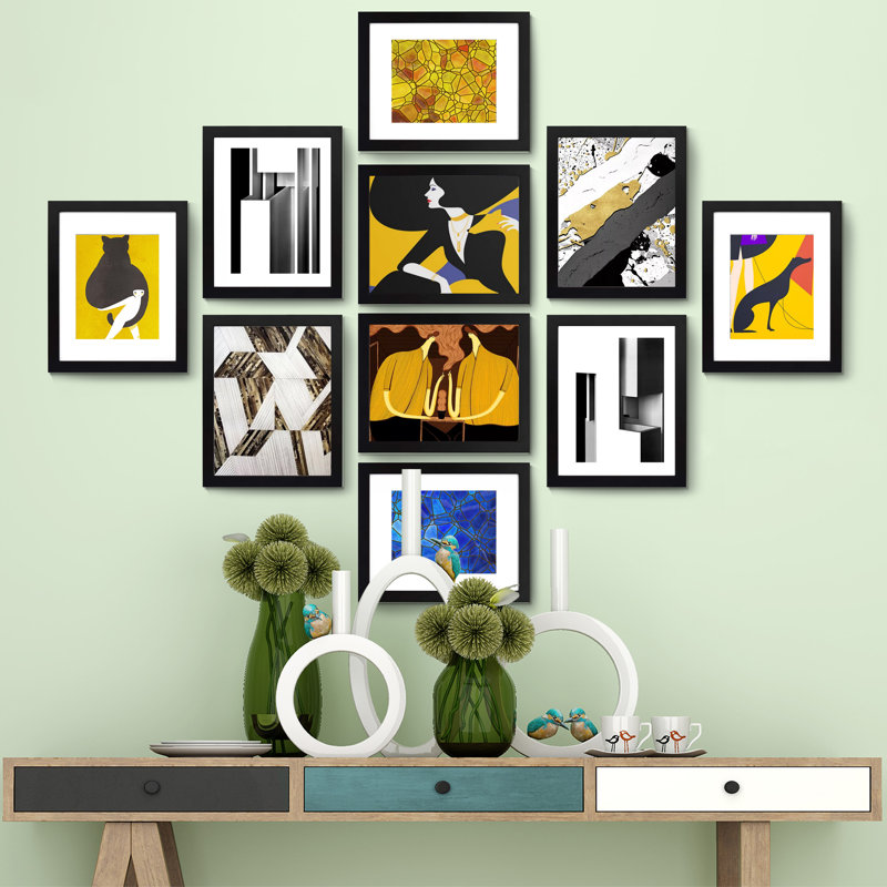 Aaliyana Wood Picture Frames Set