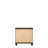 Kaitlyn Metallic Gray Finish Nightstand-583574106