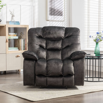 Chayden  40.2" Wide Modern Skin-friendly Microfiber Soft Heated Massage Power Recliner Chair with USB Port