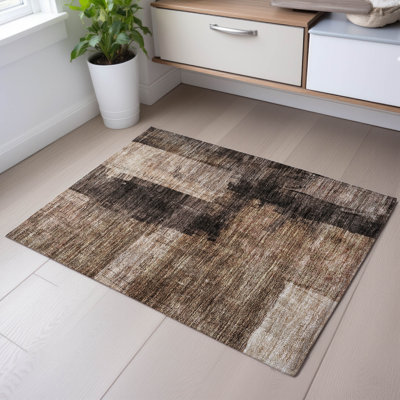 Premium Machine Washable Jessie AMF1202 Abstract Rug
