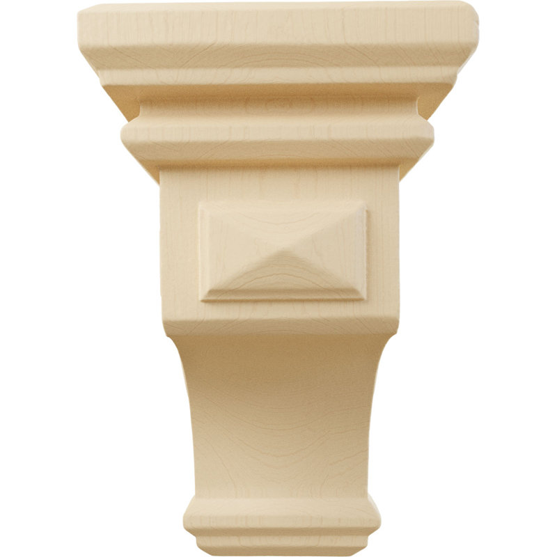 Mini corbeau de bois 3 "l 3 1/2" x P 3 3/4 "x H 6", érable (paquet de 6), Érable