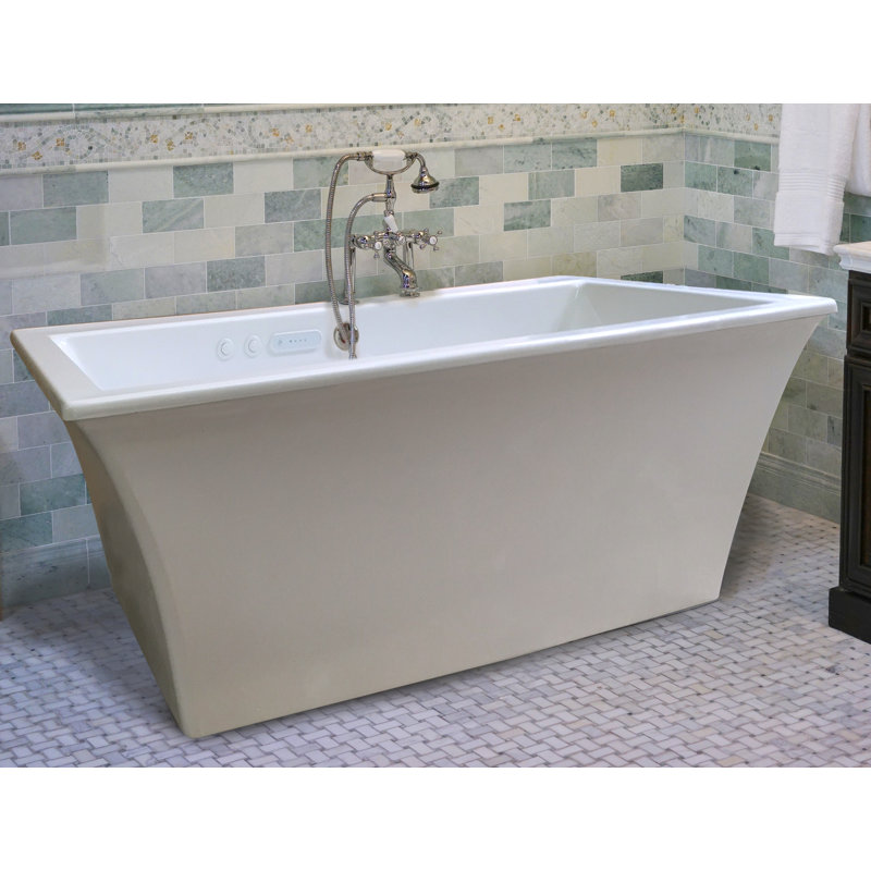 Reward 72'' x 42'' Soaking EZ Clean™ Cast Acrylic Bathtub