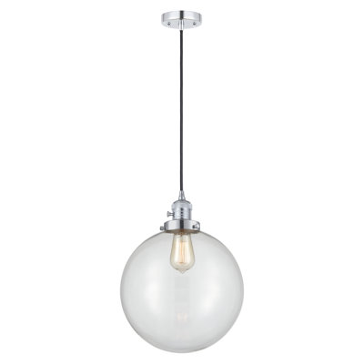 1 - Light Single Globe Pendant