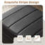 Storage Bench with Faux Leather Cushion Seat and Hidden Storage Change Shoes Footrest Modern Ottoman for Bedroom, Entryway, or Living Room