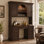 Grande armoire à vin avec tiroirs, anti-basculement - Rangement de ferme pour la salle à manger