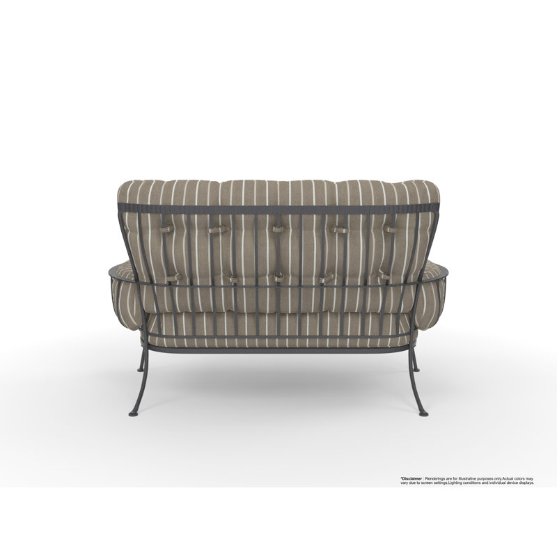 Monterra Outdoor 2 - Seat Loveseat, Valley Herbal, Graphite