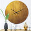 Texture dorée - horloge murale moderne en bois-63618654