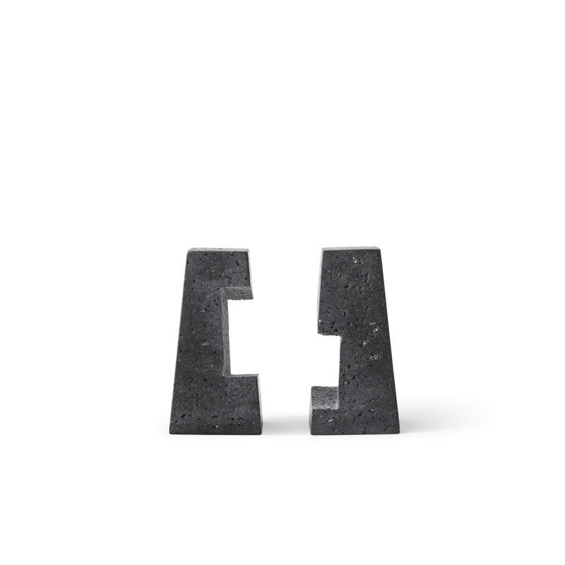 Converge Bookend Lava Stone
