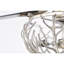 Ventilateur de plafond 28 pouces Kannon à finition argent antique style Shabby Elegance avec télécommande