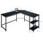 L-Shaped Steel Computer Desk-1113643026