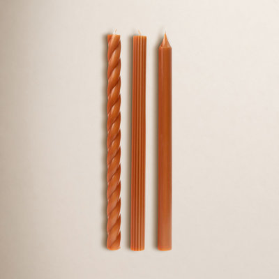 Beautifully Done Unscented Taper Candle Set