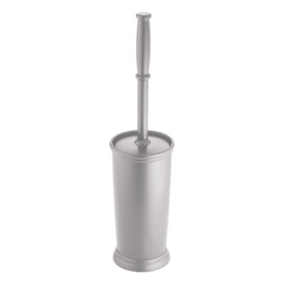 IDesign Kent Plastic Toilet Brush And Holder