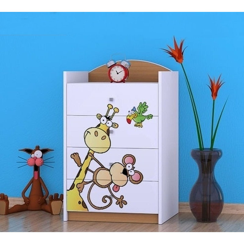 Nokes 4 Drawer Chest, Beech
