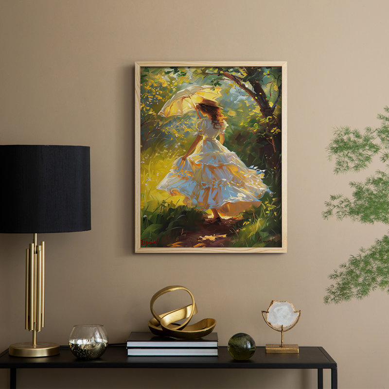 «WOMEN Series DCCDXC III», reproduction encadrée - bois massif, Naturel, H 21 po x l 17 po