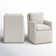 Alayaa Performance Upholstered Armchair with Casters