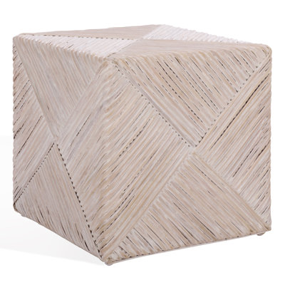 Wynrose Woven Rattan Ottoman