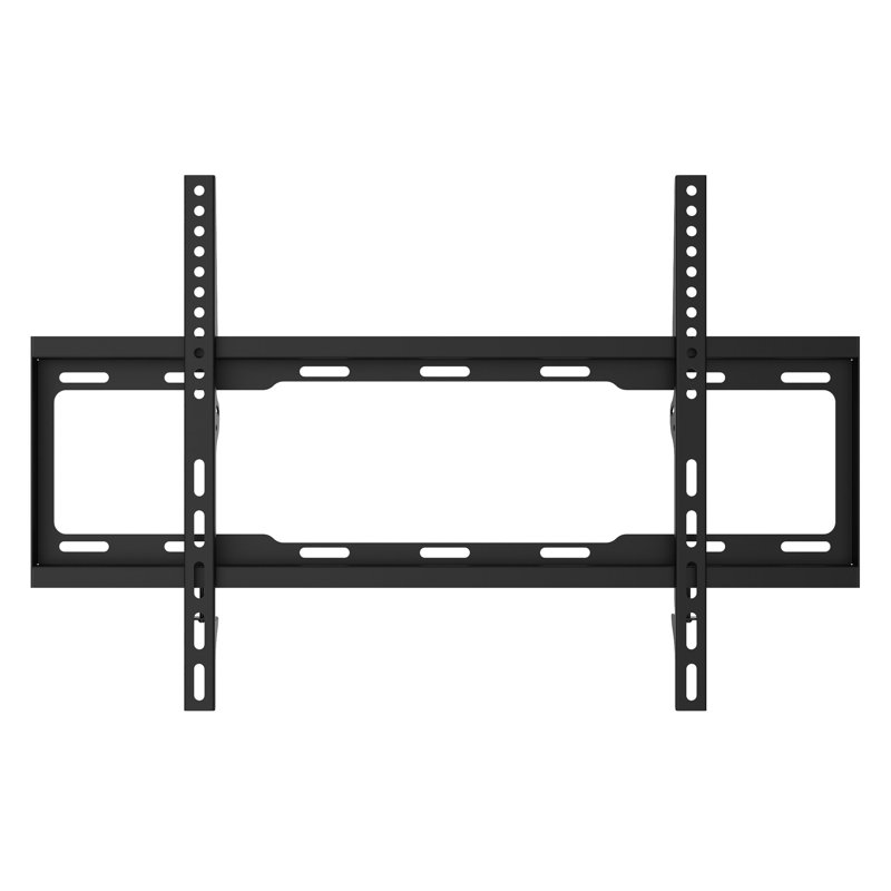 Support mural pour téléviseur de 42 po à 84 po ProMounts Acier robuste | Peut supporter jusqu'à 143 lb | Profil bas à 1,1 po du mur | Compatible VESA universel