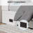 Lark Manor Queen Murphy Bed, Smart Cabinet Bed with USB Charging Station & Tri-Fold Mattress, Storage Drawers for Home-1844805463