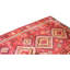 Hand Knotted Wool Area Rug in Red