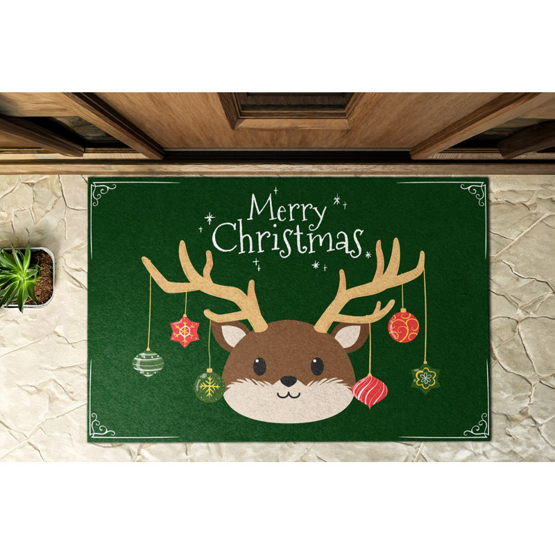 Non-Slip Christmas Outdoor Doormat