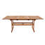Table de salle à manger extensible L 78,3 po x l 31,9 po avec trou pour parasol Averyann
