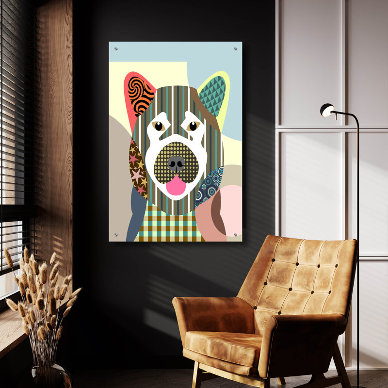 «Akita Dog» par Lanre Adefioyue, H 36 po x l 24 po x P 0,2 po