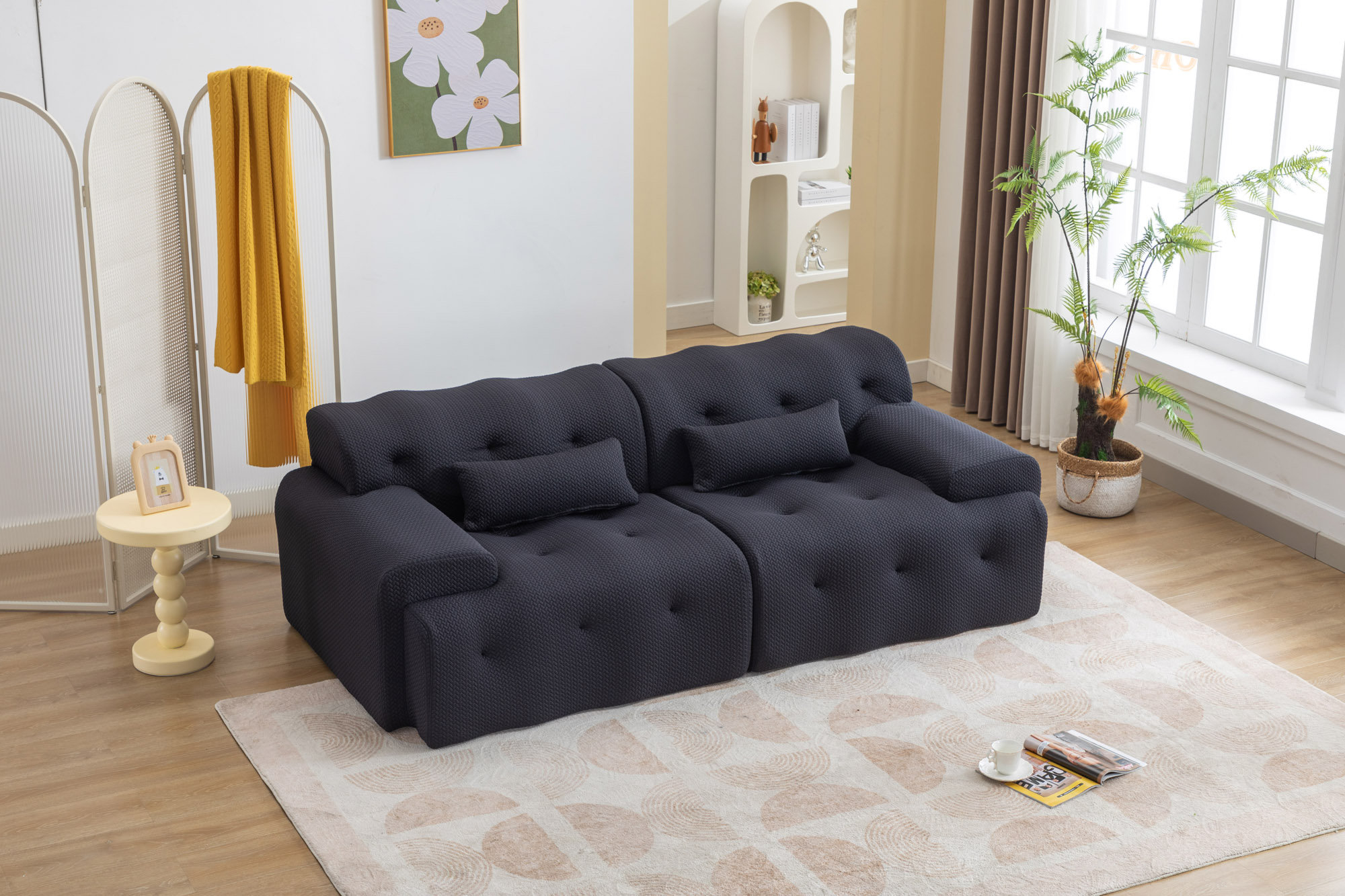 Brayden Studio® Modern Lounge Sofa 2 Seater Sofa for Living Room ...