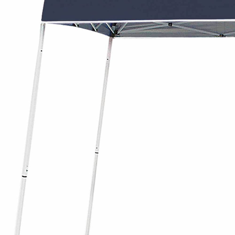 Z-Shade Foot Push Button Angled Leg Instant Shade Canopy Tent, Navy Blue