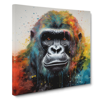 Gorilla Colour Field Painting No.1 - No Frame Print
