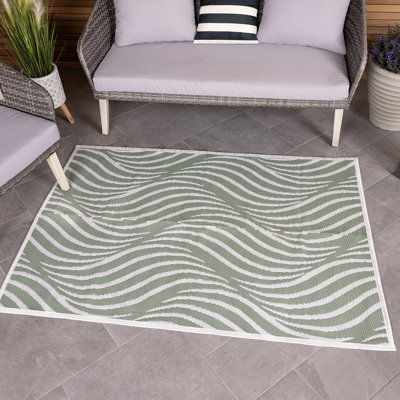 Chevron / Zig Zag 120cm X 170cm Indoor / Outdoor Area Rug