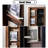 Nut-brown Solid  Wood Display Cases