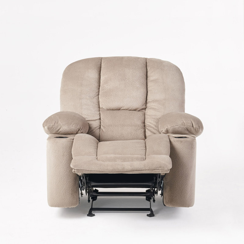 Fason Upholstered Recliner, Latte