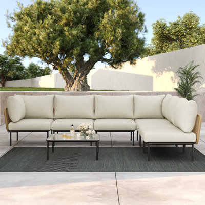 Ensemble modulaire d'extérieur en corde 7 pièces Layinsun