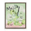  "Mojito Cocktail Recipe", art mural sur toile flottant par Lisa Perry White-1617231994-1617231976