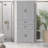 Multi-functional Storage Cabinet With Adjustable Shelves & 2 Drawers-895872072