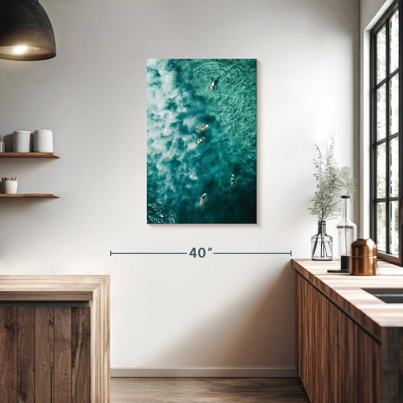 Senne Before A Wave, 36" H x 24" W