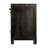 Rowan Mango Wood and Cane 4-Door Sideboard Cabinet, Black-1438499220