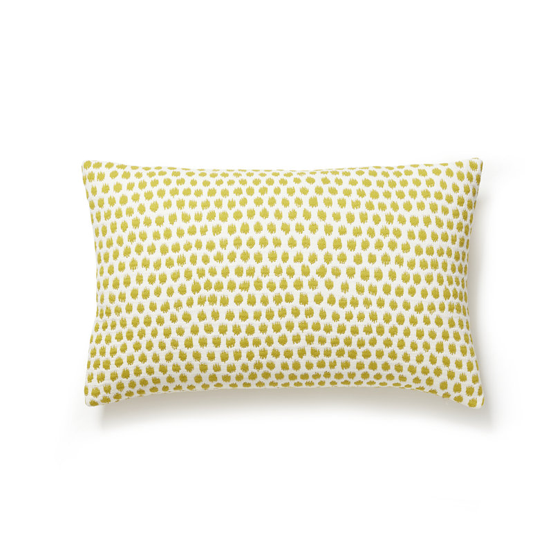 La Boheme Pillow Cover & Insert, Chartreuse, 14" H x 22" W, Rectangular